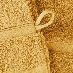 Sensei Maison Serviettes De Toilette 2 Gants En Coton Bio Miel 16x22 Cm -Gants de toilette Soldes 2 gants en coton bio miel 16x22 cm 1