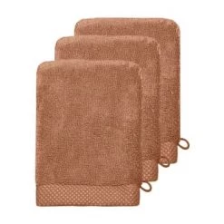 Sensei Maison Serviettes De Toilette 3 Gants De Toilette Zéro Twist 560gr/m² Azur 16x22 Cm -Gants de toilette Soldes 3 gants de toilette zero twist 560gr m2 brique 16x22 cm 4