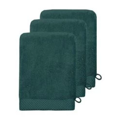 Sensei Maison Serviettes De Toilette 3 Gants De Toilette Zéro Twist 560gr/m² Poudre 16x22 Cm -Gants de toilette Soldes 3 gants de toilette zero twist 560gr m2 petrol 16x22 cm 5
