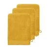 Sensei Maison Serviettes De Toilette 3 Gants De Toilette Zéro Twist 560gr/m² Safran 16x22 Cm -Gants de toilette Soldes 3 gants de toilette zero twist 560gr m2 safran 16x22 cm