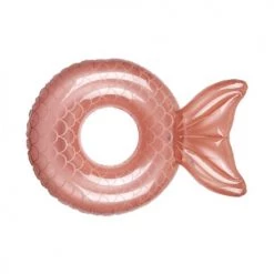 Sunnylife Accessoires Et Serviettes De Plage  Bouée Gonflable Rose Et Or Sirène