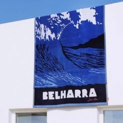 Maison Jean-Vier Décoration De Jardin Drap De Plage Coton Bleu 100x180 Cm -Gants de toilette Soldes drap de plage coton bleu 100x180 cm 6