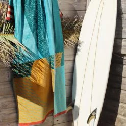 Maison Jean-Vier Décoration De Jardin Drap De Plage Coton Jaune 100x180 Cm -Gants de toilette Soldes drap de plage coton jaune 100x180 cm 5