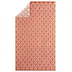 Essix Accessoires Et Serviettes De Plage Drap De Plage En Jacquard De Coton Orange 100x180