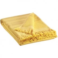 Vivaraise Décoration De Jardin Drap Hammam En Coton Neige 90 X 180 -Gants de toilette Soldes drap hammam en coton neige 90 x 180 3