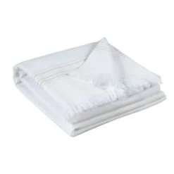 Vivaraise Décoration De Jardin Drap Hammam En Coton Neige 90 X 180 -Gants de toilette Soldes drap hammam en coton neige 90 x 180 4
