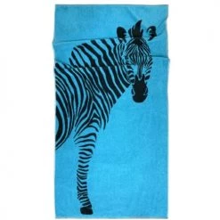 LASA Home Décoration De Jardin En Coton Bleu 75X150 Cm -Gants de toilette Soldes en coton bleu 75x150 cm 2