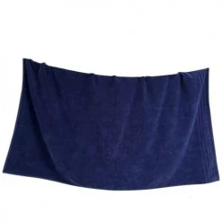LASA Home Décoration De Jardin En Velours Bleu Marine 90X160 Cm