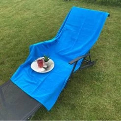 LASA Home Décoration De Jardin En Velours Turquoise 90X160 Cm -Gants de toilette Soldes en velours turquoise 90x160 cm 4