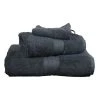 Sensei Maison Ensemble De Bain 3 Pièces Anthracite -Gants de toilette Soldes ensemble de bain 3 pieces anthracite