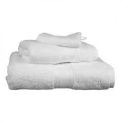 Sensei Maison Ensemble De Bain 3 Pièces Blanc -Gants de toilette Soldes ensemble de bain 3 pieces blanc 2