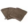 Linandelle Serviettes De Toilette ESSENTIELLE - Lot De 3 Gants De Toilette éponge 600gr Taupe -Gants de toilette Soldes essentielle lot de 3 gants de toilette eponge 600gr taupe