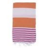 Fouta Futée Décoration De Jardin Fouta 100% Coton Avec Franges Fushia Et Orange 100x170cm 1 Fouta Futée Décoration De Jardin Fouta 100% Coton Avec Franges Fushia Et Orange 100x170cm -Gants de toilette Soldes fouta 100 coton avec franges fushia et orange 100x170cm 3