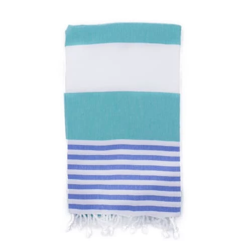 Fouta Futée Décoration De Jardin Fouta 100% Coton Avec Franges Vert Et Bleu 100x170cm 3 Fouta Futée Décoration De Jardin Fouta 100% Coton Avec Franges Vert Et Bleu 100x170cm