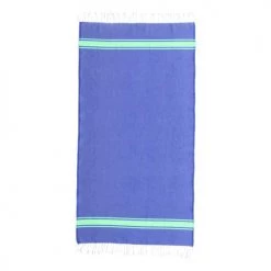 Febronie Décoration De Jardin Fouta Bicolore 100x200 Bleu Grec Et Vert Pomme -Gants de toilette Soldes fouta bicolore 100x200 bleu grec et vert pomme 2