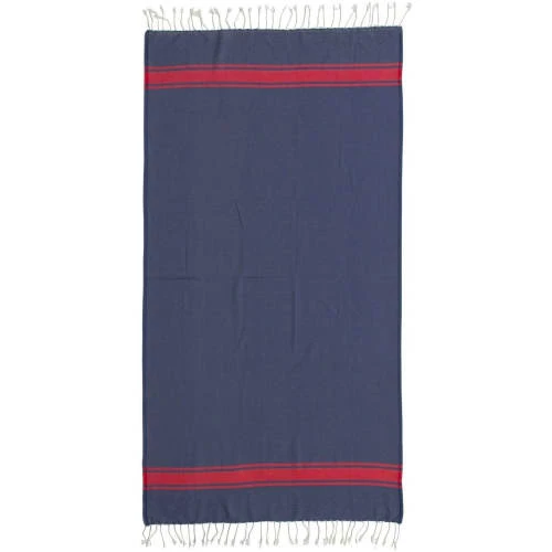 Febronie Décoration De Jardin Fouta Bicolore 100x200 Bleu Jean Et Rouge 7 Febronie Décoration De Jardin Fouta Bicolore 100x200 Bleu Jean Et Rouge – Image 5