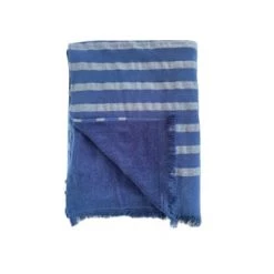 Le Comptoir De La Plage Accessoires Et Serviettes De Plage  Fouta Coton Doublée éponge Alanya Rose Fuchsia 150 X 180 -Gants de toilette Soldes fouta coton doublee eponge alanya bleu marine 150 x 180 5