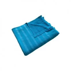 Le Comptoir De La Plage Accessoires Et Serviettes De Plage  Fouta Coton Doublée éponge Alanya Bleu Turquoise 150 X 180 -Gants de toilette Soldes fouta coton doublee eponge alanya bleu turquoise 150 x 180 3