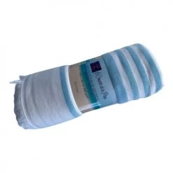 Le Comptoir De La Plage Accessoires Et Serviettes De Plage  Fouta Coton Doublée éponge Karabuk Bleu Turquoise 150 X 180 -Gants de toilette Soldes fouta coton doublee eponge karabuk bleu turquoise 150 x 180 6