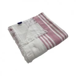 Le Comptoir De La Plage Accessoires Et Serviettes De Plage  Fouta Coton Doublée éponge Karabuk Rose Fuchsia 150 X 180 -Gants de toilette Soldes fouta coton doublee eponge karabuk rose fuchsia 150 x 180 2