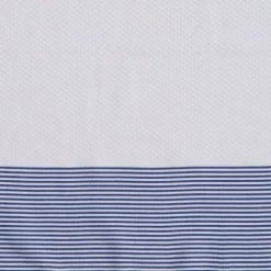 Febronie Décoration De Jardin Fouta Coton Nid D'abeille 100x200 Blanc Et Bleu Grec -Gants de toilette Soldes fouta coton nid d abeille 100x200 blanc et bleu grec 3