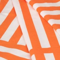 Maisons Du Monde Décoration De Jardin Fouta De Plage En Coton Corail Et écrue, 100x170 -Gants de toilette Soldes fouta de plage en coton corail et ecrue 100x170 1000 14 30 225366 4