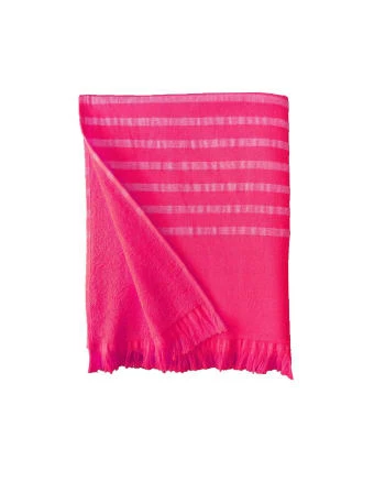 Le Comptoir De La Plage Accessoires Et Serviettes De Plage Fouta Doublée éponge Avec Franges Alanya Rose Fuschia 90 X 160 7 Le Comptoir De La Plage Accessoires Et Serviettes De Plage Fouta Doublée éponge Avec Franges Alanya Rose Fuschia 90 X 160 – Image 5