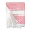Le Comptoir De La Plage Accessoires Et Serviettes De Plage Fouta Doublée éponge Avec Franges Rouge Corail Chevron 90x160 2 Le Comptoir De La Plage Accessoires Et Serviettes De Plage Fouta Doublée éponge Avec Franges Rouge Corail Chevron 90x160 -Gants de toilette Soldes fouta doublee eponge avec franges rouge corail chevron 90x160 1
