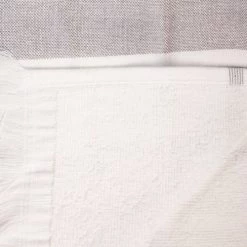 Le Comptoir De La Plage Accessoires Et Serviettes De Plage  Fouta Doublée éponge Grise Karabuk 90x160 -Gants de toilette Soldes fouta doublee eponge grise karabuk 90x160 4