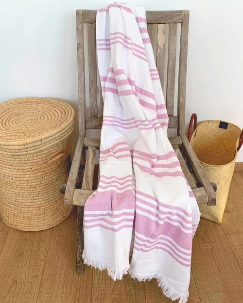Le Comptoir De La Plage Accessoires Et Serviettes De Plage Fouta Doublée éponge Parme Karabuk 90x160 5 Le Comptoir De La Plage Accessoires Et Serviettes De Plage Fouta Doublée éponge Parme Karabuk 90x160 – Image 3