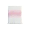Le Comptoir De La Plage Accessoires Et Serviettes De Plage  Fouta Doublée éponge Rose Karabuk 90x160 -Gants de toilette Soldes fouta doublee eponge rose karabuk 90x160 1