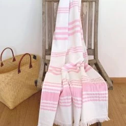 Le Comptoir De La Plage Accessoires Et Serviettes De Plage Fouta Doublée éponge Rose Karabuk 90x160 10 Le Comptoir De La Plage Accessoires Et Serviettes De Plage Fouta Doublée éponge Rose Karabuk 90x160 -Gants de toilette Soldes fouta doublee eponge rose karabuk 90x160 3