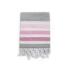Le Comptoir De La Plage Accessoires Et Serviettes De Plage  Fouta Doublée éponge Zuma Gray 90x160 340g/m² -Gants de toilette Soldes fouta doublee eponge zuma gray 90x160 340g m2 1