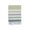 Le Comptoir De La Plage Accessoires Et Serviettes De Plage  Fouta Doublée éponge Zuma Jade 90x160 340g/m² -Gants de toilette Soldes fouta doublee eponge zuma jade 90x160 340g m2