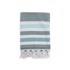 Le Comptoir De La Plage Accessoires Et Serviettes De Plage  Fouta Doublée éponge Zuma Lake 90x160 340g/m²