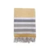 Le Comptoir De La Plage Accessoires Et Serviettes De Plage  Fouta Doublée éponge Zuma Safran 90x160 340g/m² -Gants de toilette Soldes fouta doublee eponge zuma safran 90x160 340g m2