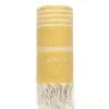 LeStoff France Accessoires Et Serviettes De Plage  Fouta En Chanvre Jaune 100 X 180 Cm -Gants de toilette Soldes fouta en chanvre jaune 100 x 180 cm 2