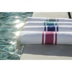 Febronie Décoration De Jardin Fouta En Coton 100x200 Blanc Et Rose Fuschia 10 Febronie Décoration De Jardin Fouta En Coton 100x200 Blanc Et Rose Fuschia -Gants de toilette Soldes fouta en coton 100x200 blanc et rose fuschia 2