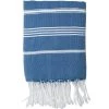 Febronie Décoration De Jardin Fouta En Coton 100x200 Bleu Grec -Gants de toilette Soldes fouta en coton 100x200 bleu grec 7