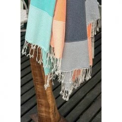 Febronie Décoration De Jardin Fouta En Coton 100x200 Gris Moyen -Gants de toilette Soldes fouta en coton 100x200 gris moyen 10