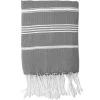 Febronie Décoration De Jardin Fouta En Coton 100x200 Gris Moyen -Gants de toilette Soldes fouta en coton 100x200 gris moyen