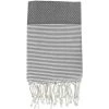 Febronie Décoration De Jardin Fouta En Coton 100x200 Gris Moyen -Gants de toilette Soldes fouta en coton 100x200 gris moyen 6