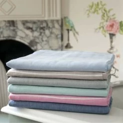 Febronie Décoration De Jardin Fouta En Coton 100x200 Gris Perle -Gants de toilette Soldes fouta en coton 100x200 gris perle 14