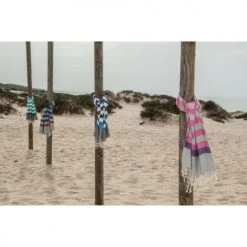 Febronie Décoration De Jardin Fouta En Coton 100x200 Gris Perle -Gants de toilette Soldes fouta en coton 100x200 gris perle 5