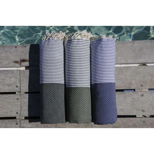 Febronie Décoration De Jardin Fouta En Coton 100x200 Noir 5 Febronie Décoration De Jardin Fouta En Coton 100x200 Noir – Image 3