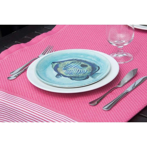 Febronie Décoration De Jardin Fouta En Coton 100x200 Rose Fuschia 7 Febronie Décoration De Jardin Fouta En Coton 100x200 Rose Fuschia – Image 5