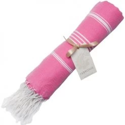 Febronie Décoration De Jardin Fouta En Coton 100x200 Rose Fuschia -Gants de toilette Soldes fouta en coton 100x200 rose fuschia 8
