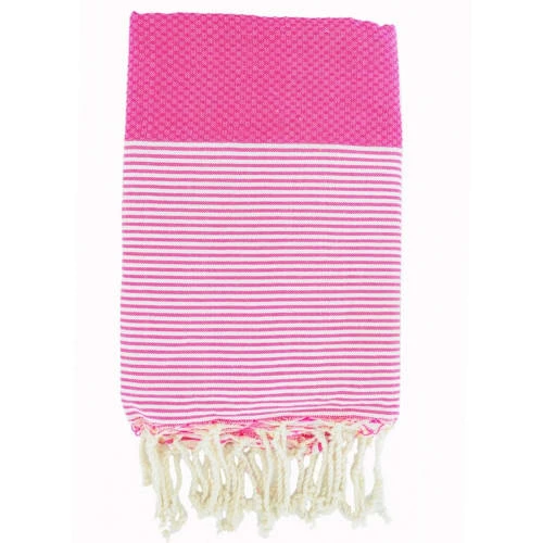 Febronie Décoration De Jardin Fouta En Coton 100x200 Rose Fuschia 3 Febronie Décoration De Jardin Fouta En Coton 100x200 Rose Fuschia