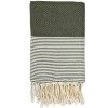 Febronie Décoration De Jardin Fouta En Coton 100x200 Vert Kaki 1 Febronie Décoration De Jardin Fouta En Coton 100x200 Vert Kaki -Gants de toilette Soldes fouta en coton 100x200 vert kaki