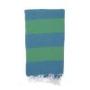 Fouta Futée Décoration De Jardin Fouta En Coton Avec Franges émeraude Et Vert 100x160cm -Gants de toilette Soldes fouta en coton avec franges emeraude et vert 100x160cm